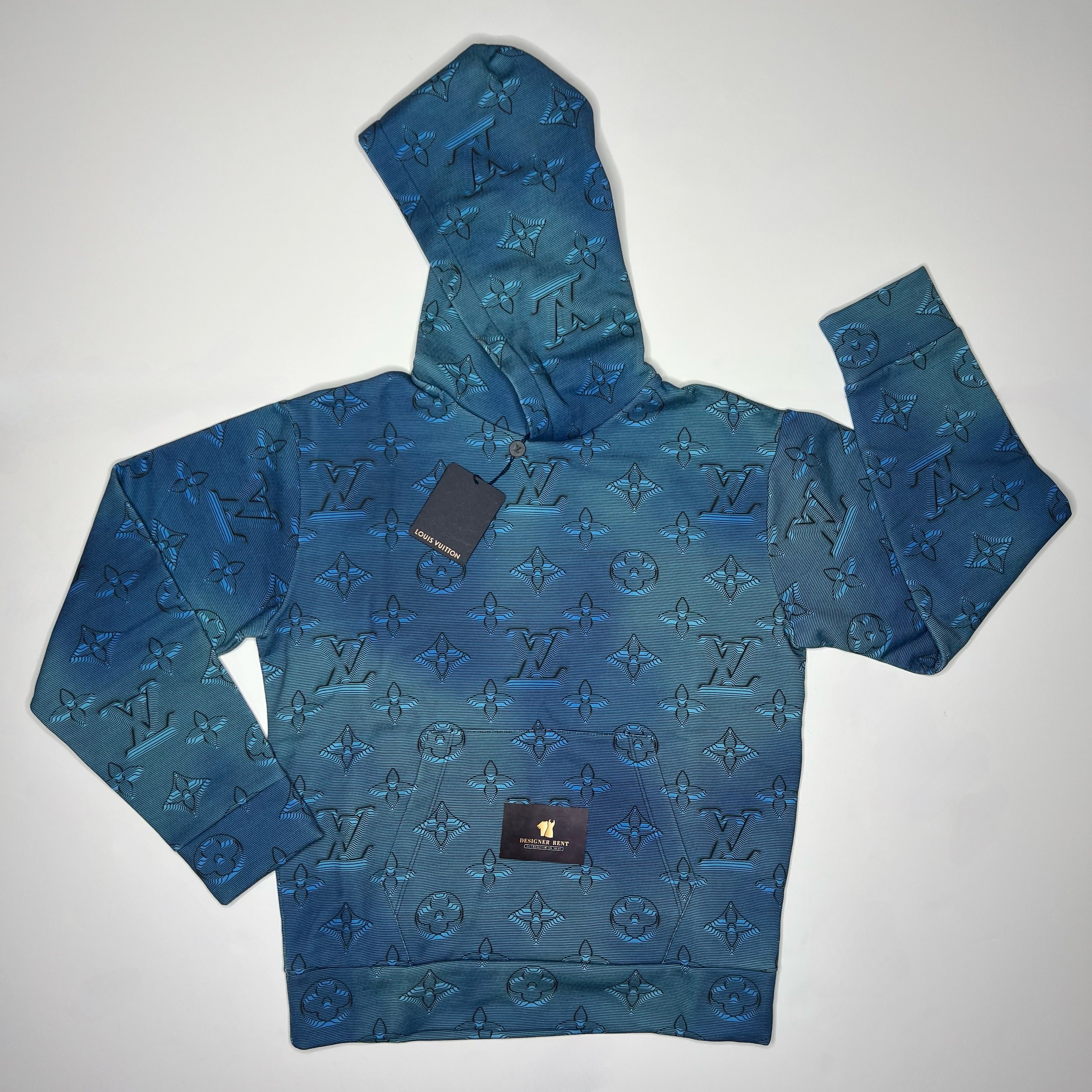 Louis Vuitton - Printed All-Over Hoodie - Multico - Men - Size: L - Luxury