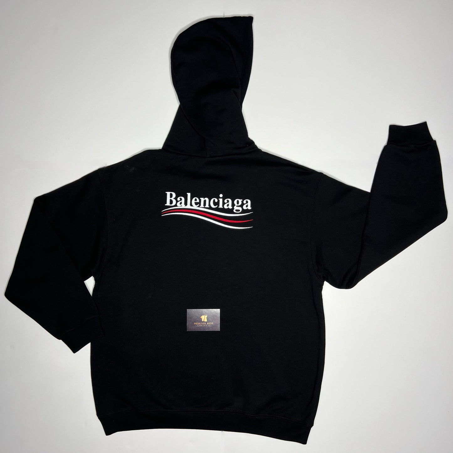 Balenciaga Political Campaign Hoodie - Black