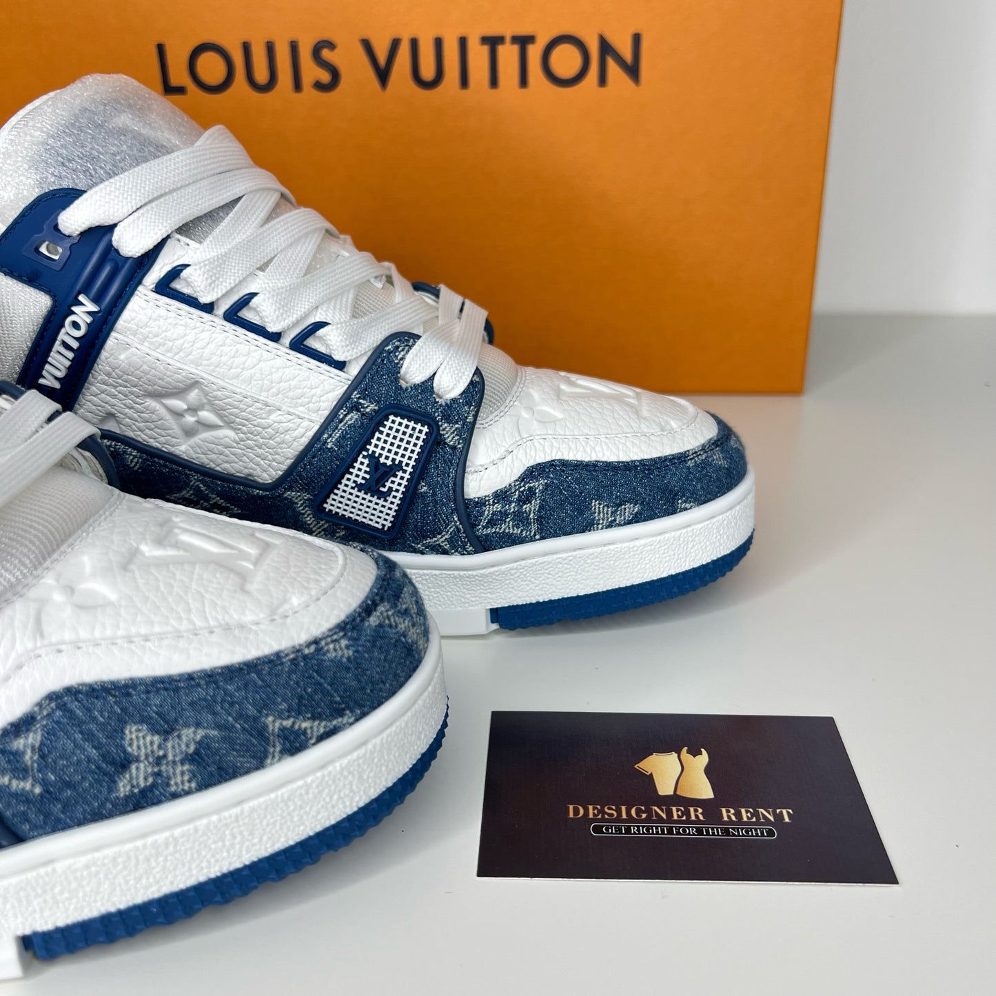 Louis Vuitton LV Trainers - Blue Denim
