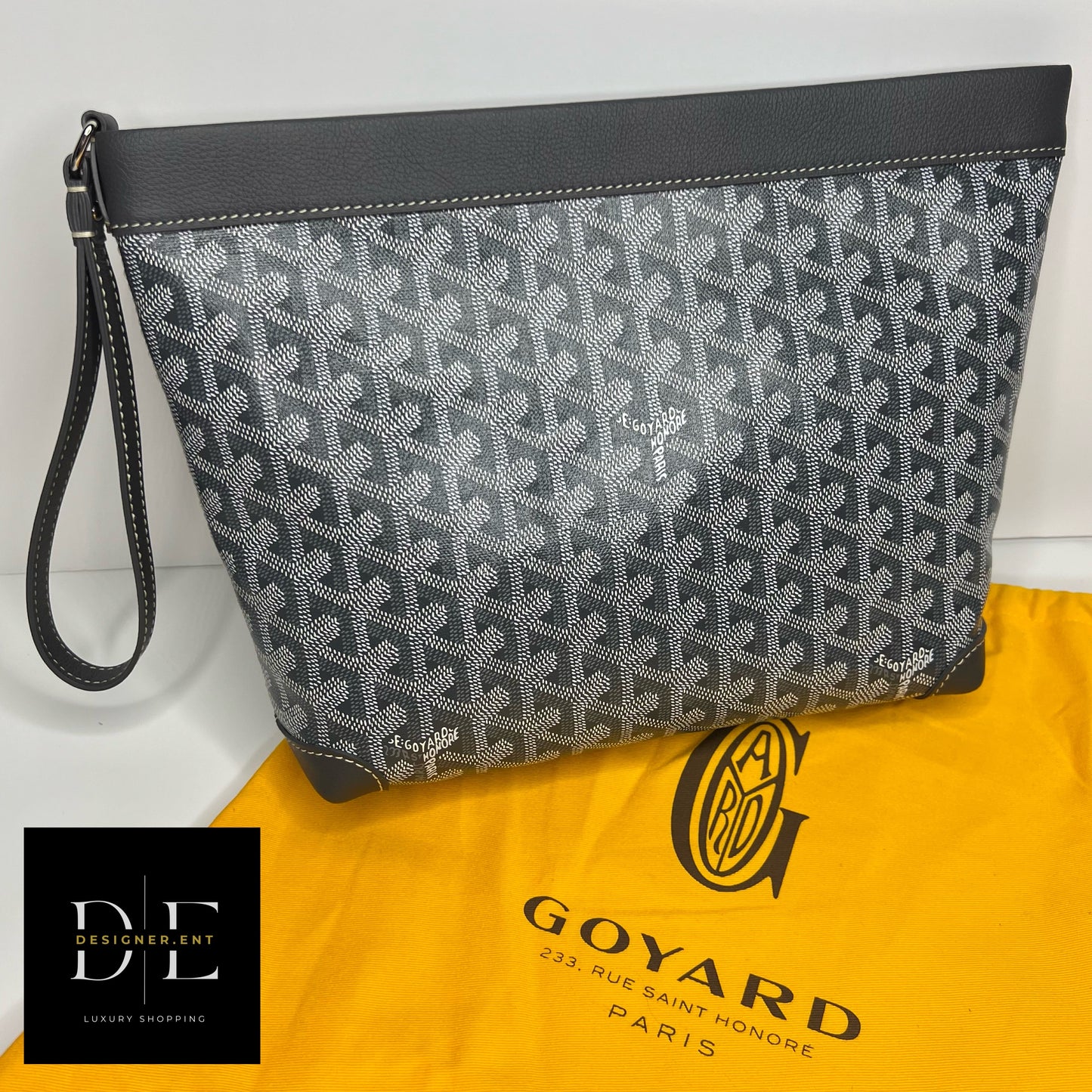 Goyard Conti Pouch Grey