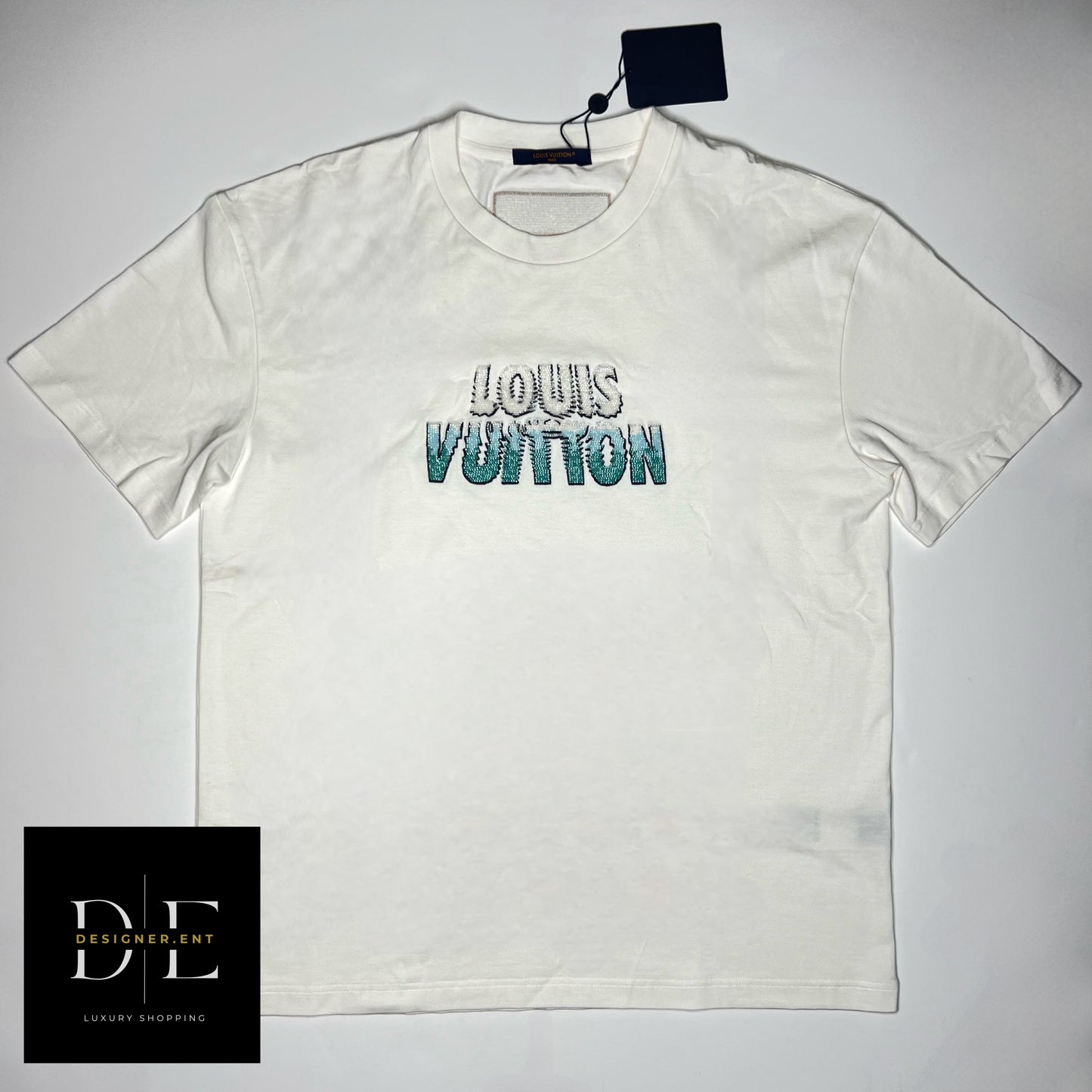 Louis Vuitton Embroidered Beads Cotton T-Shirt