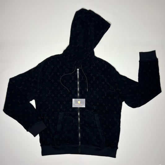 Louis Vuitton Monogram French Terry Zip-Through Hoodie