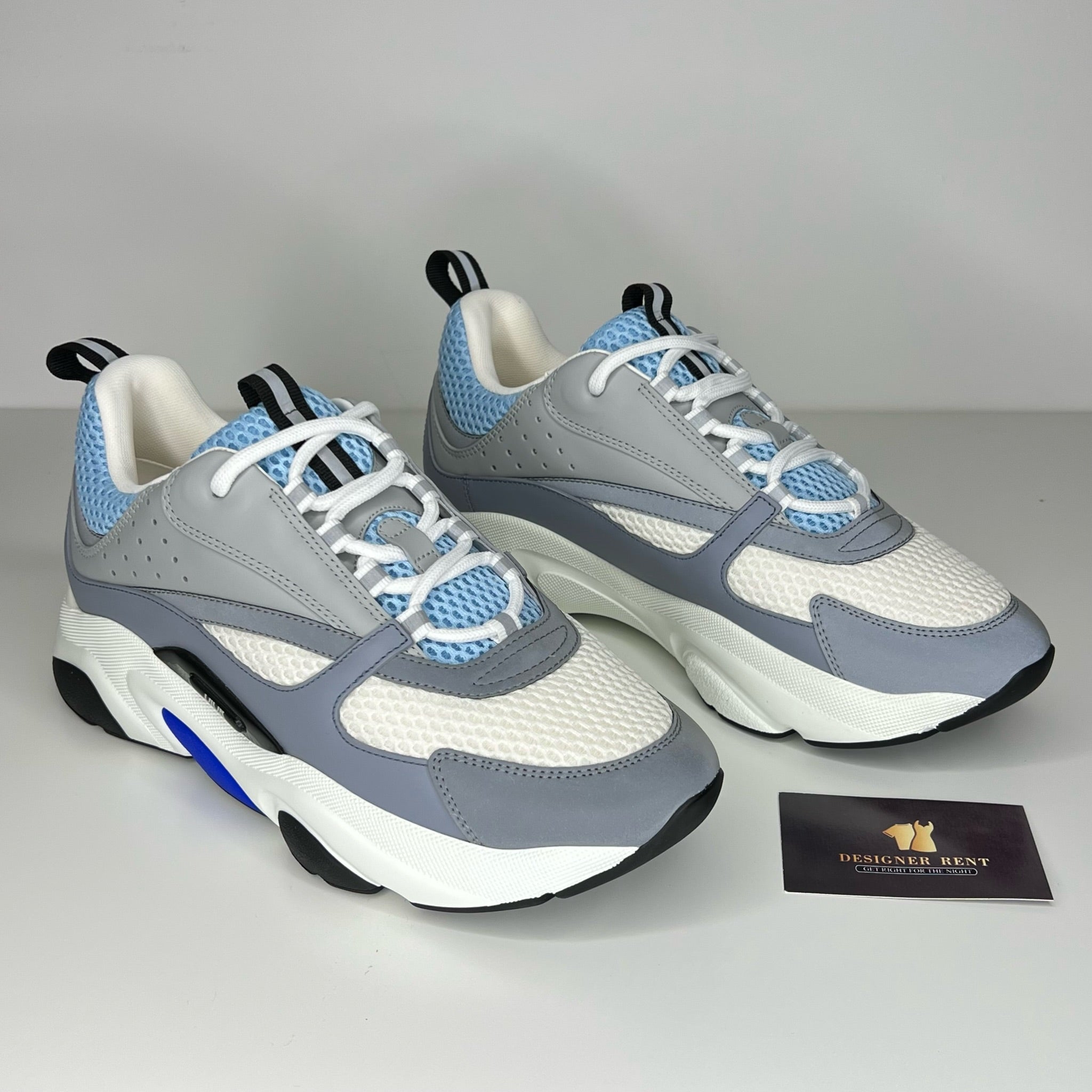 Dior B22 Sneaker Blue White Grey Designer ent Dior B22 Sneaker Blue White Grey Designer ent