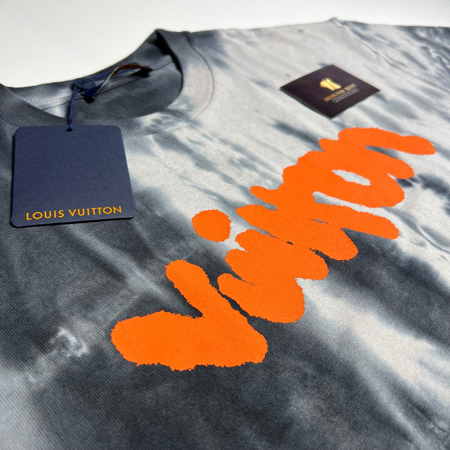 HOT Louis Vuitton Blue Tie Dye Luxury Brand T-Shirt And Pants