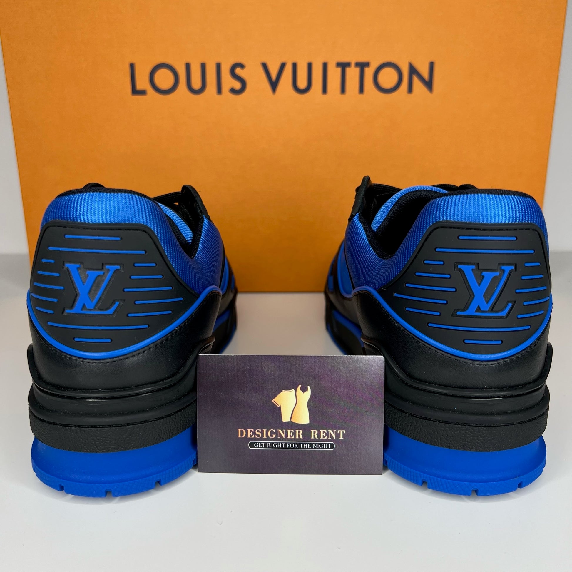 Louis Vuitton LV Trainers - Blue Denim – Designerent
